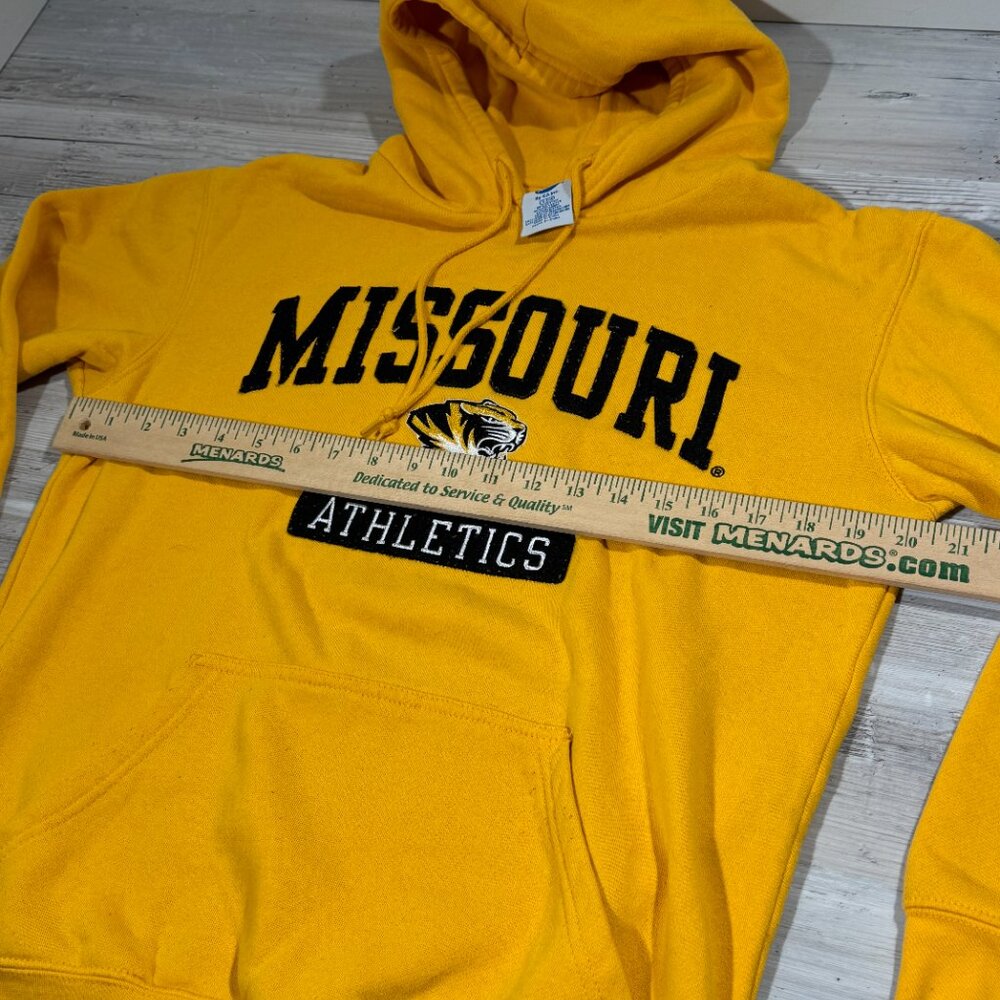 NCAA By KA Inc Missouri Tigers Pullover Hoodie Sweatshirt Men's Size S Yellow‎ - Picture 4 of 7